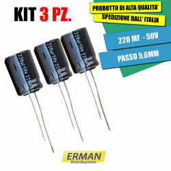 KIT 3PZ. CONDENSATORE...