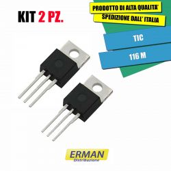 KIT 2 PZ. TIC 116M 600V 8A...