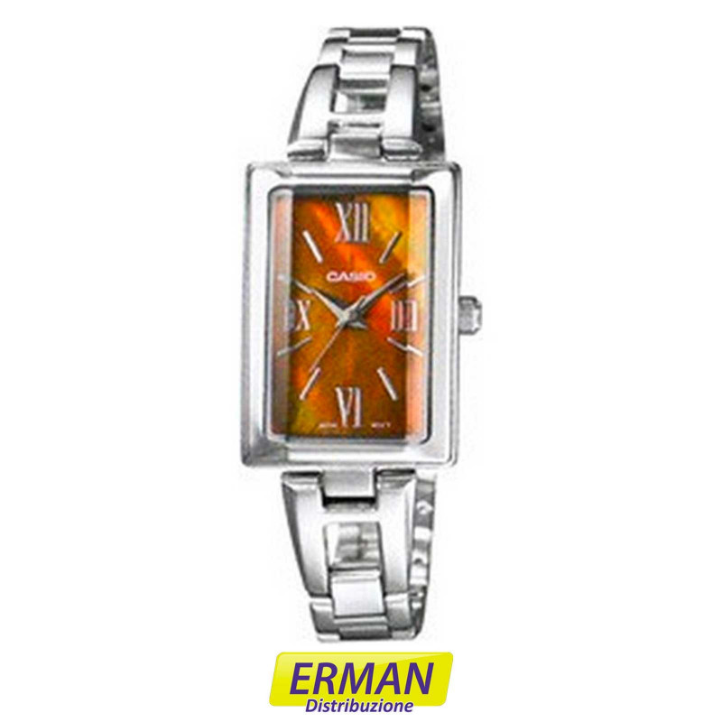 Orologio Casio ltp-1341d-5 da donna quadrante nero cinturino in acciaio Orologio Casio ltp-1341d-5 da donna quadrante nero cinturino in acciaio